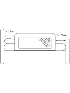Safetots Bed Rail, Grey 100cm Wide x 40cm Tall, Toddler Bed Guard for Safety, Secure Child Bed Rail Safetots Mama's Joy