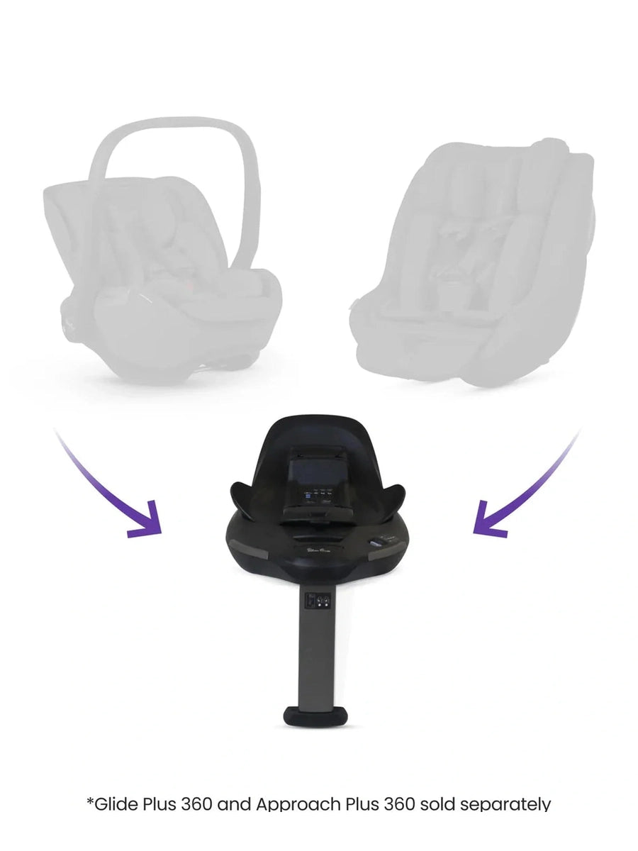 Silver Cross Base Plus 360 | ISOFIX Rotating Car Seat Base with AgeLock Safety Switch Silver Cross Mama's Joy