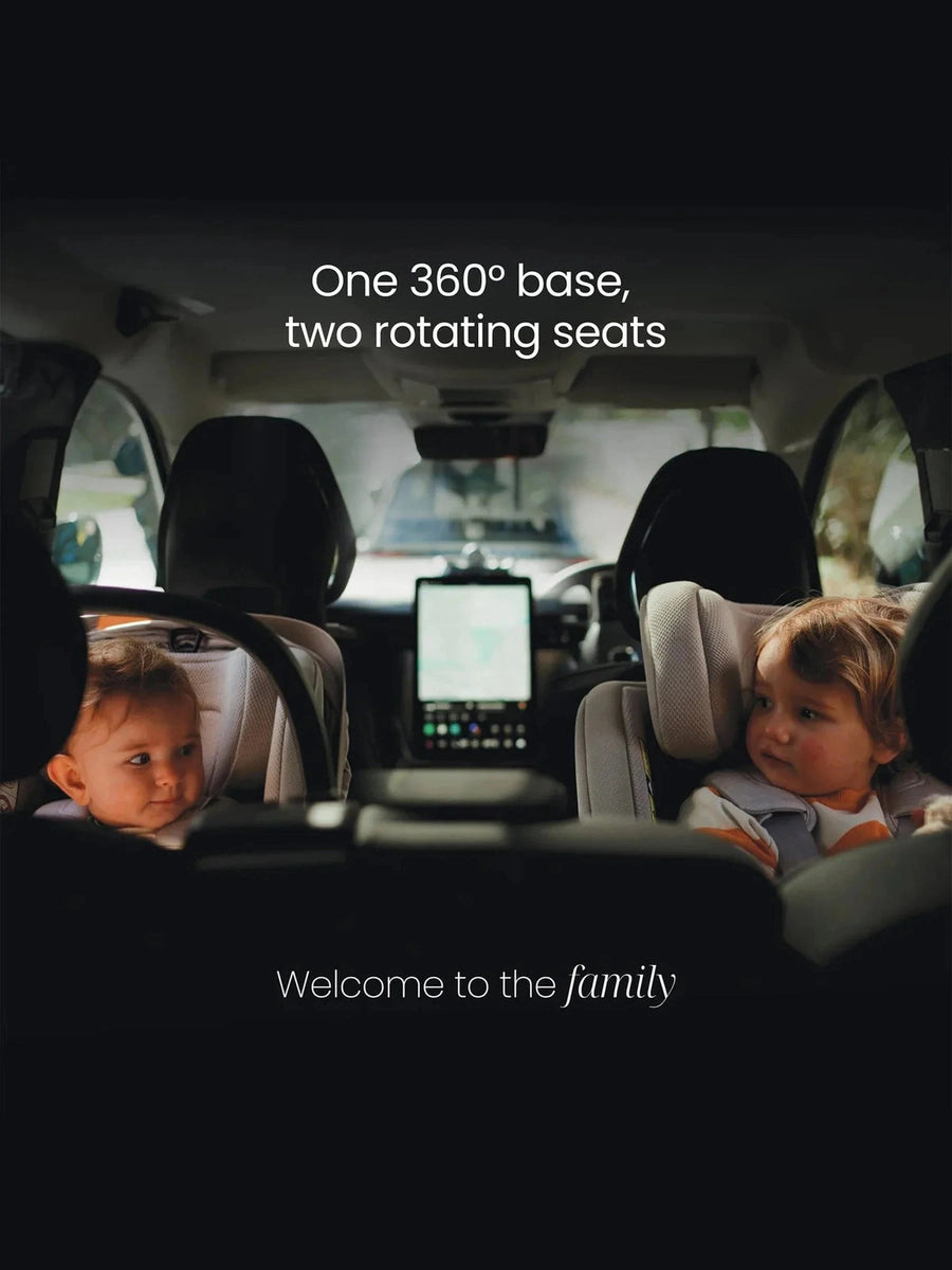 Silver Cross Base Plus 360 | ISOFIX Rotating Car Seat Base with AgeLock Safety Switch Silver Cross Mama's Joy