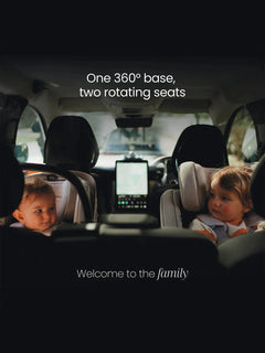 Silver Cross Base Plus 360 | ISOFIX Rotating Car Seat Base with AgeLock Safety Switch Silver Cross Mama's Joy