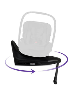 Silver Cross Base Plus 360 | ISOFIX Rotating Car Seat Base with AgeLock Safety Switch Silver Cross Mama's Joy