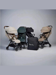 Silver Cross Clic 2 Pushchair with Travel Bag – Latte Silver Cross Mama's Joy