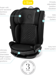 Silver Cross Discover i-Size with ISOFIX Child Baby Car Seat Booster - Space Silver Cross Mama's Joy
