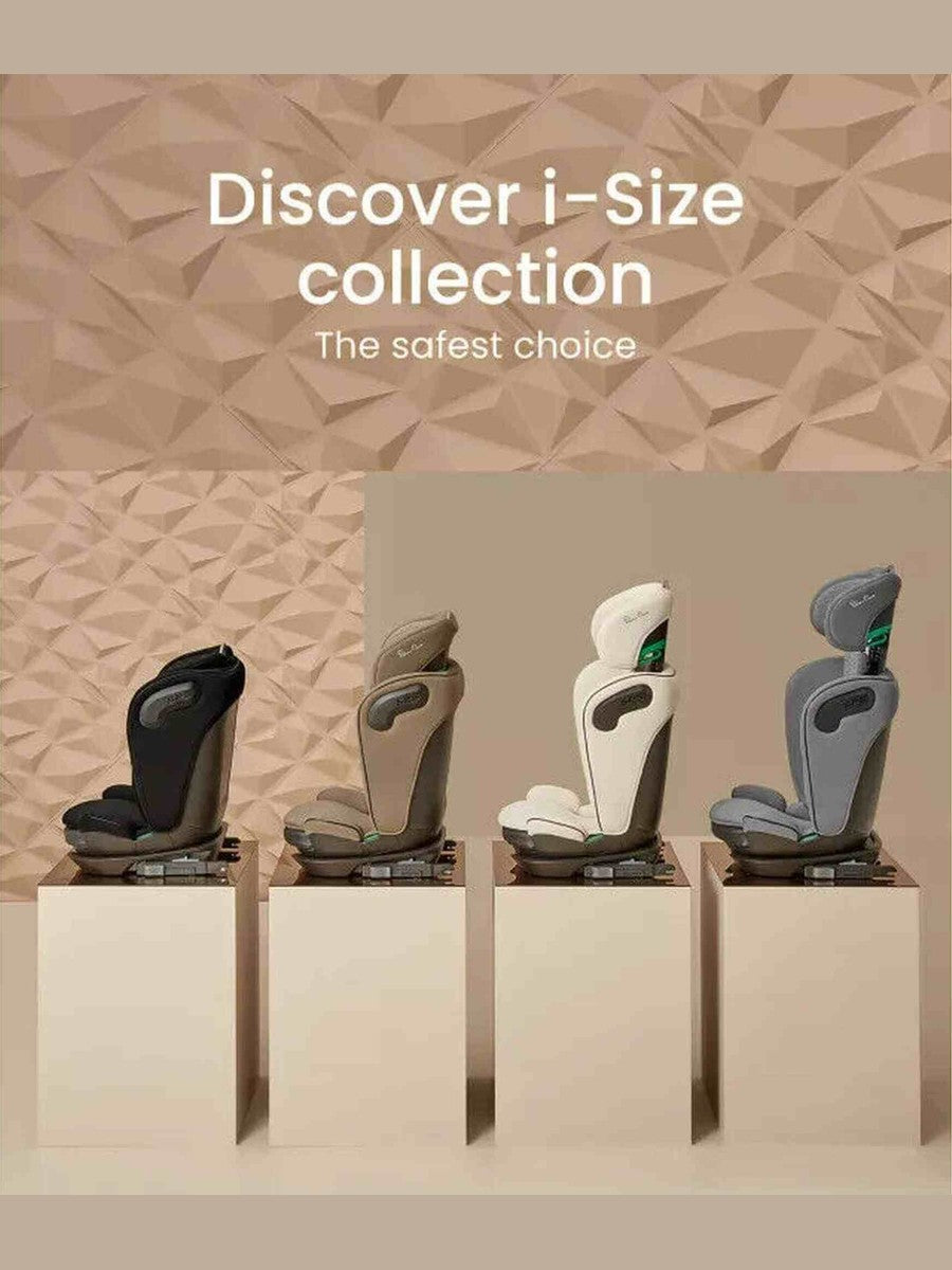 Silver Cross Discover i-Size with ISOFIX Child Baby Car Seat Booster - Space Silver Cross Mama's Joy