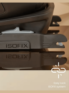 Silver Cross Discover i-Size with ISOFIX Child Baby Car Seat Booster - Almond Silver Cross Mama's Joy