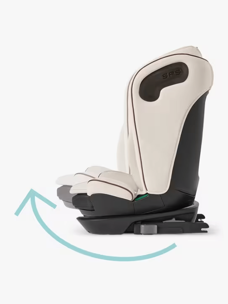 Silver Cross Discover i-Size with ISOFIX Child Baby Car Seat Booster - Almond Silver Cross Mama's Joy