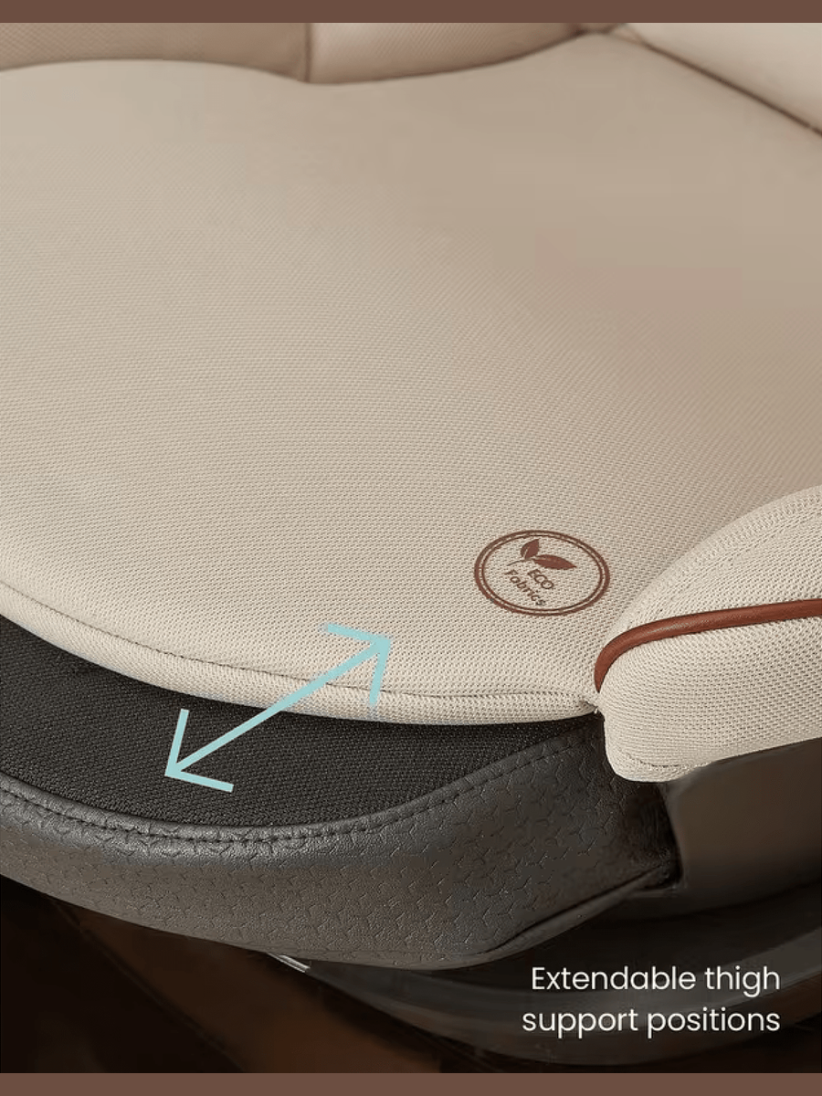 Silver Cross Discover i-Size with ISOFIX Child Baby Car Seat Booster - Almond Silver Cross Mama's Joy
