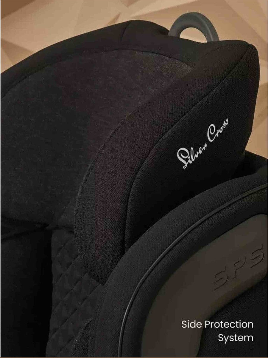 Silver Cross Discover i-Size with ISOFIX Child Baby Car Seat Booster - Space Silver Cross Mama's Joy