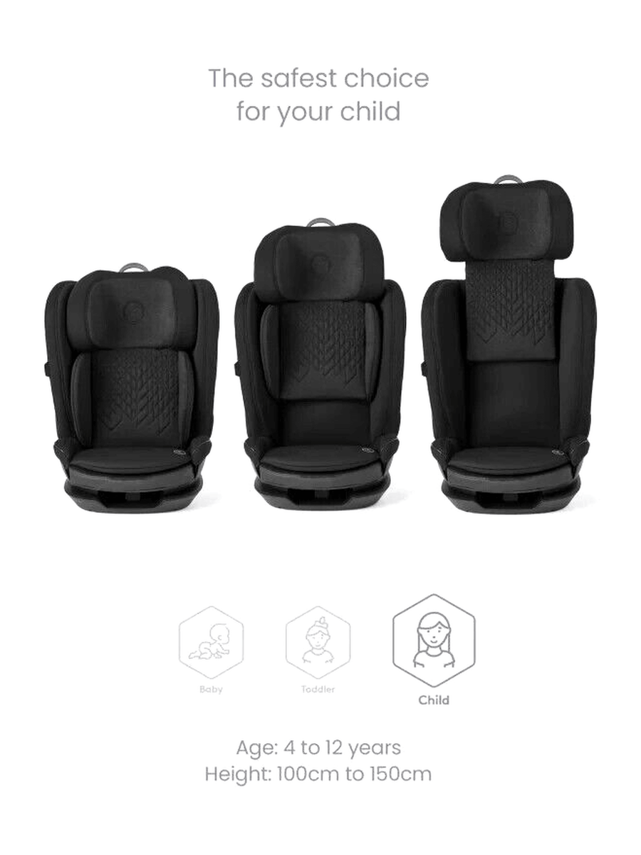 Silver Cross Discover i-Size with ISOFIX Child Baby Car Seat Booster - Space Silver Cross Mama's Joy