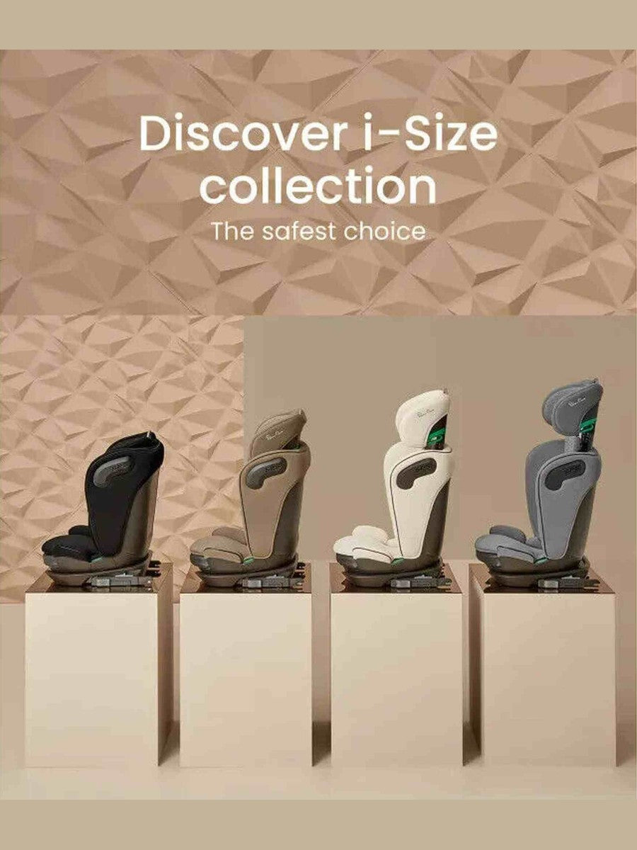 Silver Cross Discover i-Size with ISOFIX Child Baby Car Seat Booster - Space Silver Cross Mama's Joy