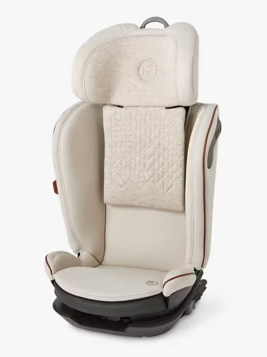 Silver Cross Discover i-Size with ISOFIX Child Baby Car Seat Booster - Almond Silver Cross Mama's Joy