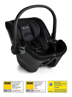 Silver Cross Dream i-Size Baby Carrier Baby Car Seat Travel Isofix Base - Space Silver Cross Mama's Joy