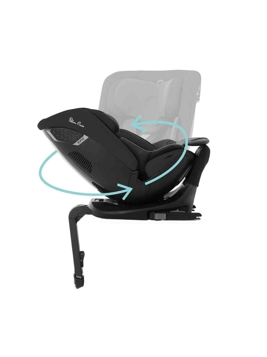 Silver Cross Motion 2 Car Seat All Size 360 i-Size Space Silver Cross Mama's Joy