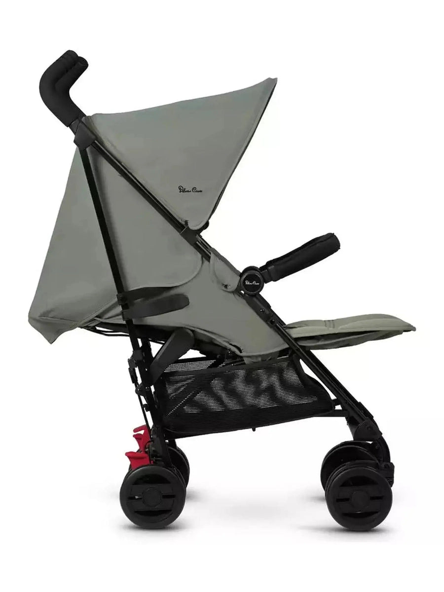 Silver Cross Pop Stroller – Lightweight, Birth to 22kg | One-Hand Fold, UPF 50+ Hood Sage Silver Cross Mama's Joy