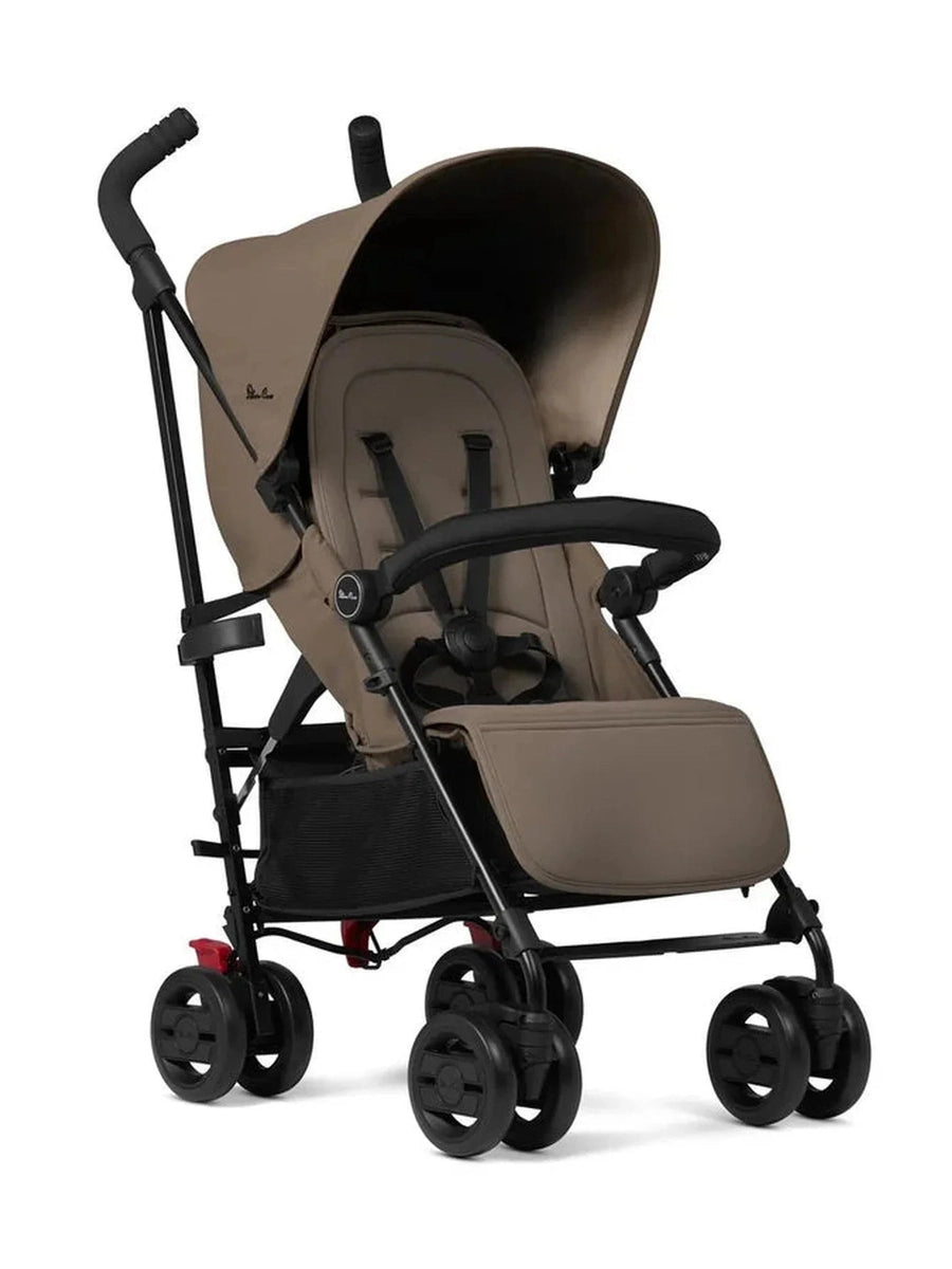 Silver Cross Pop Stroller – Lightweight, Birth to 22kg | One-Hand Fold, UPF 50+ Cobble Silver Cross Mama's Joy