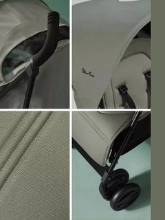 Silver Cross Pop Stroller – Lightweight, Birth to 22kg | One-Hand Fold, UPF 50+ Hood Sage Silver Cross Mama's Joy