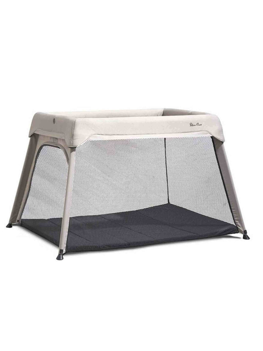 Silver Cross Slumber Travel Cot Stone Silver Cross Mama's Joy