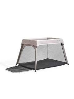 Silver Cross Slumber Travel Cot Stone Silver Cross Mama's Joy
