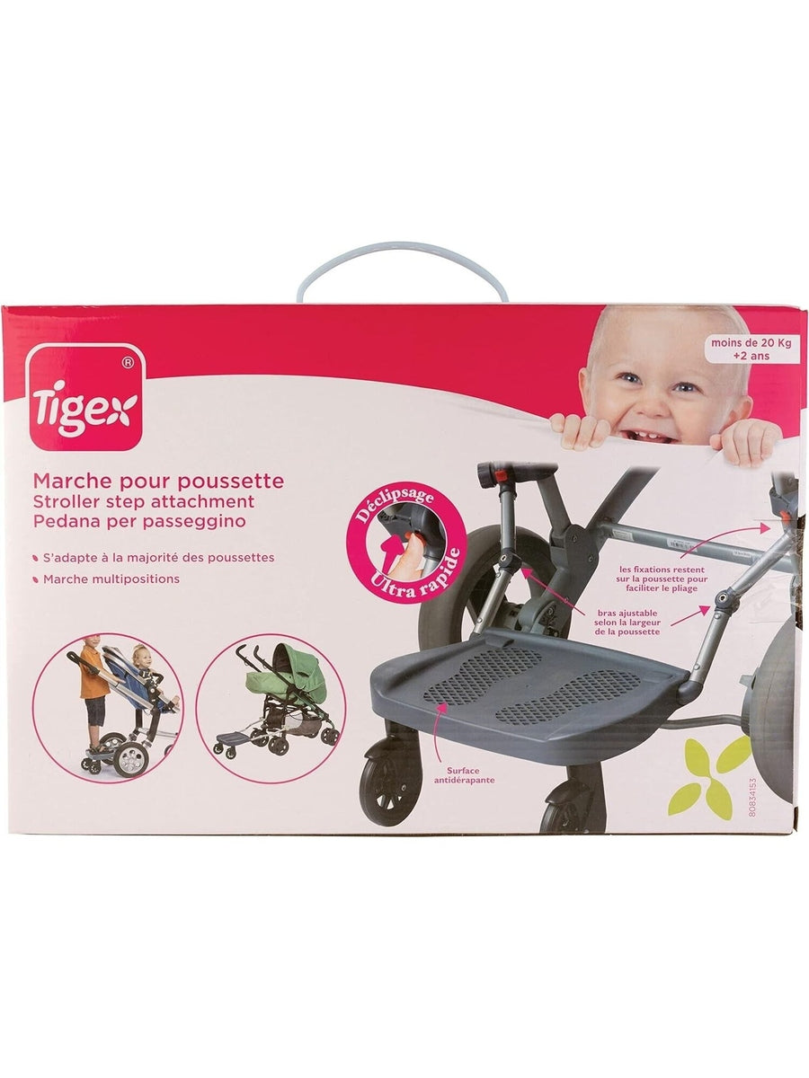 Tigex 80834153 On Board Plush Rolling Pushchair from Approx 2 years - Grey Tigex Mama's Joy