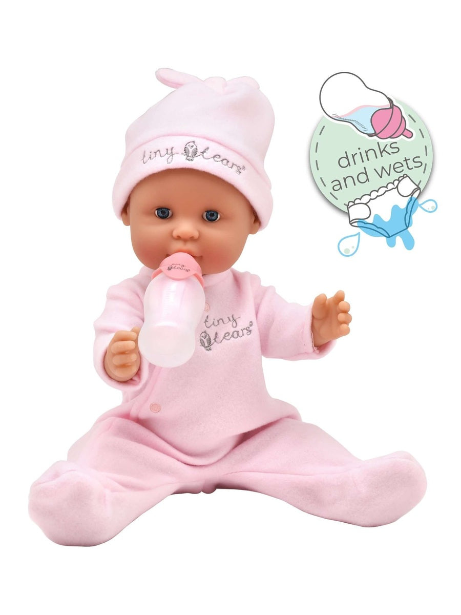 Tiny Tears Baby Deluxe – Interactive Doll with 20 Baby Sounds John Adams Mama's Joy
