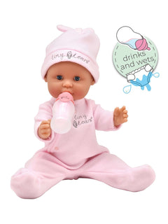 Tiny Tears Baby Deluxe – Interactive Doll with 20 Baby Sounds John Adams Mama's Joy