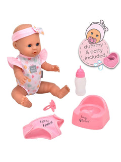 Tiny Tears Doll Baby Classic – 38cm Drinking, Crying & Wetting John Adams Mama's Joy