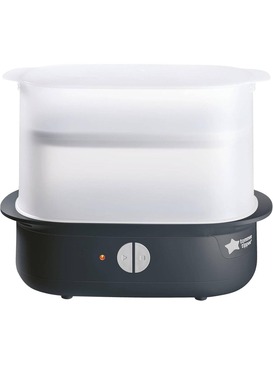 Tommee Tippee Black Supersteam Electric Steam Steriliser Tommee Tippee Mama's Joy