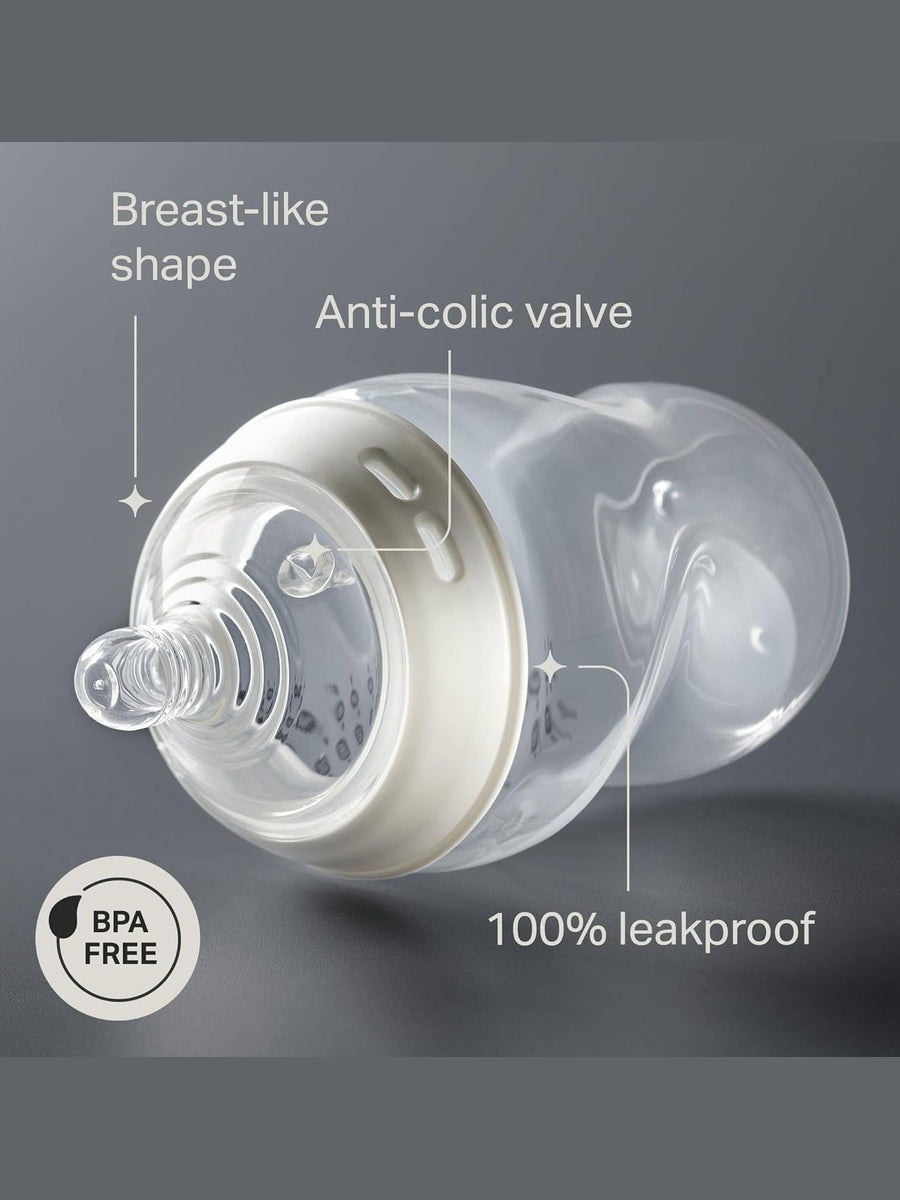 Tommee Tippee Natural Start Anti-Colic Baby Bottles 260ml – 6 Pack with Slow Flow Teats Pond Blue Tommee Tippee Mama's Joy
