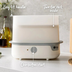 Tommee Tippee White Supersteam Electric Steam Steriliser - White Tommee Tippee Mama's Joy
