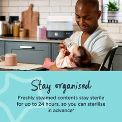 Tommee Tippee White Supersteam Electric Steam Steriliser - White Tommee Tippee Mama's Joy