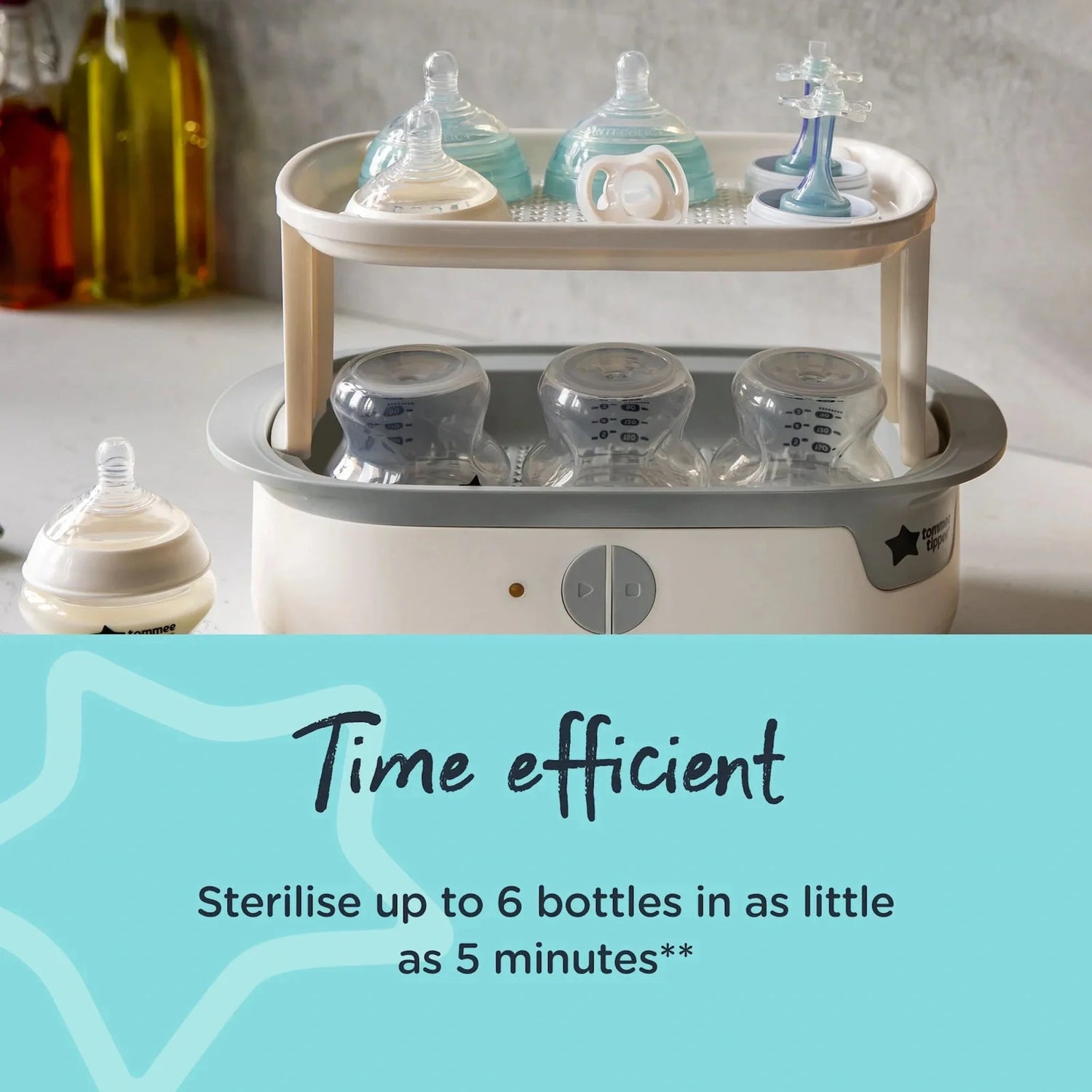Tommee Tippee White Supersteam Electric Steam Steriliser - White Tommee Tippee Mama's Joy