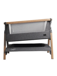 Tutti Bambini CoZee Air Bedside Crib – Oak & Charcoal | From Birth to 6 Months Tutti Bambini Mama's Joy