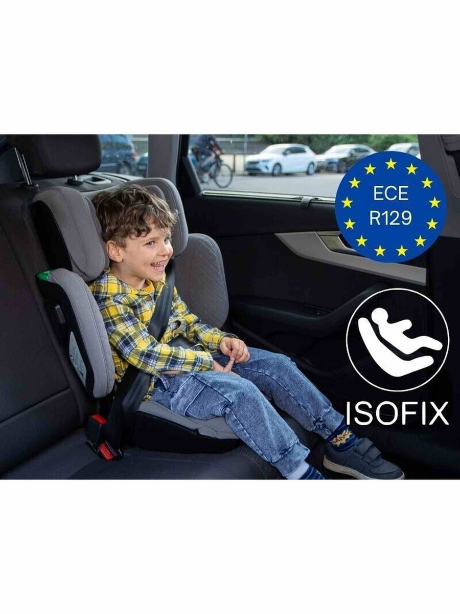 Urban Kanga Wallaroo 2 Car Seat Booster Portable & Foldable ISOFIX i-Size, Black Urban Kanga Mama's Joy