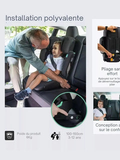 Urban Kanga Wallaroo Car Seat Booster Portable & Foldable ISOFIX i-Size, Gr. 2/3 Urban Kanga Mama's Joy