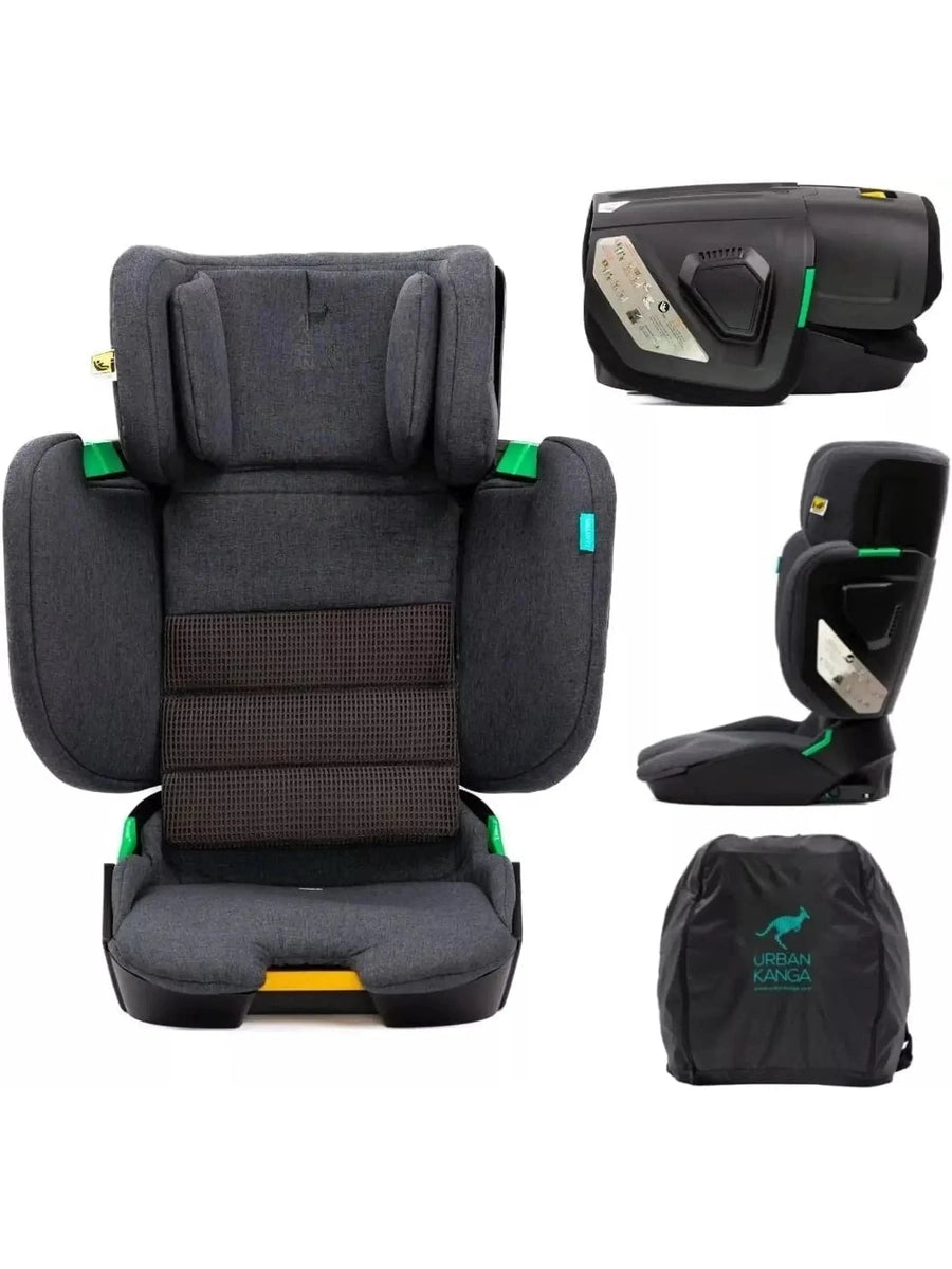 Urban Kanga Wallaroo Car Seat Booster Portable & Foldable ISOFIX i-Size, Gr. 2/3 Urban Kanga Mama's Joy