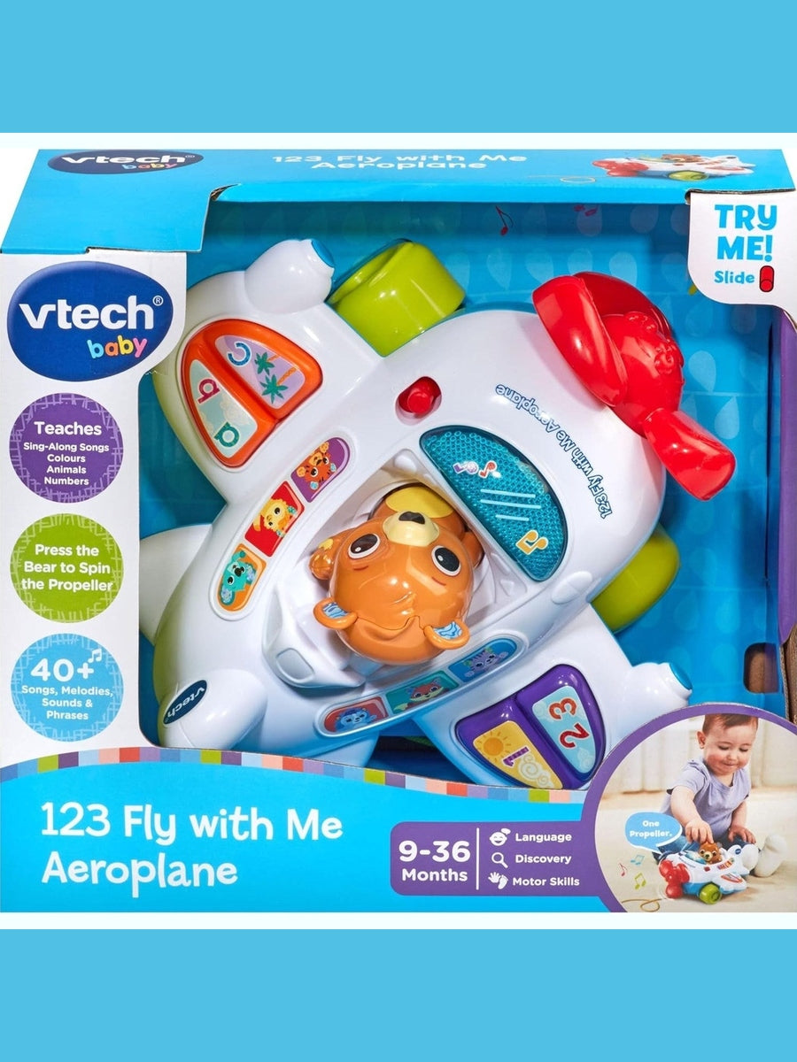 VTech 123 Fly With Me Aeroplane VTech Mama's Joy