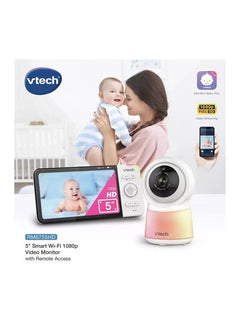 VTech RM5755HD Smart Wi-Fi Baby Monitor with 5" HD Screen & 1080p Camera VTech Mama's Joy