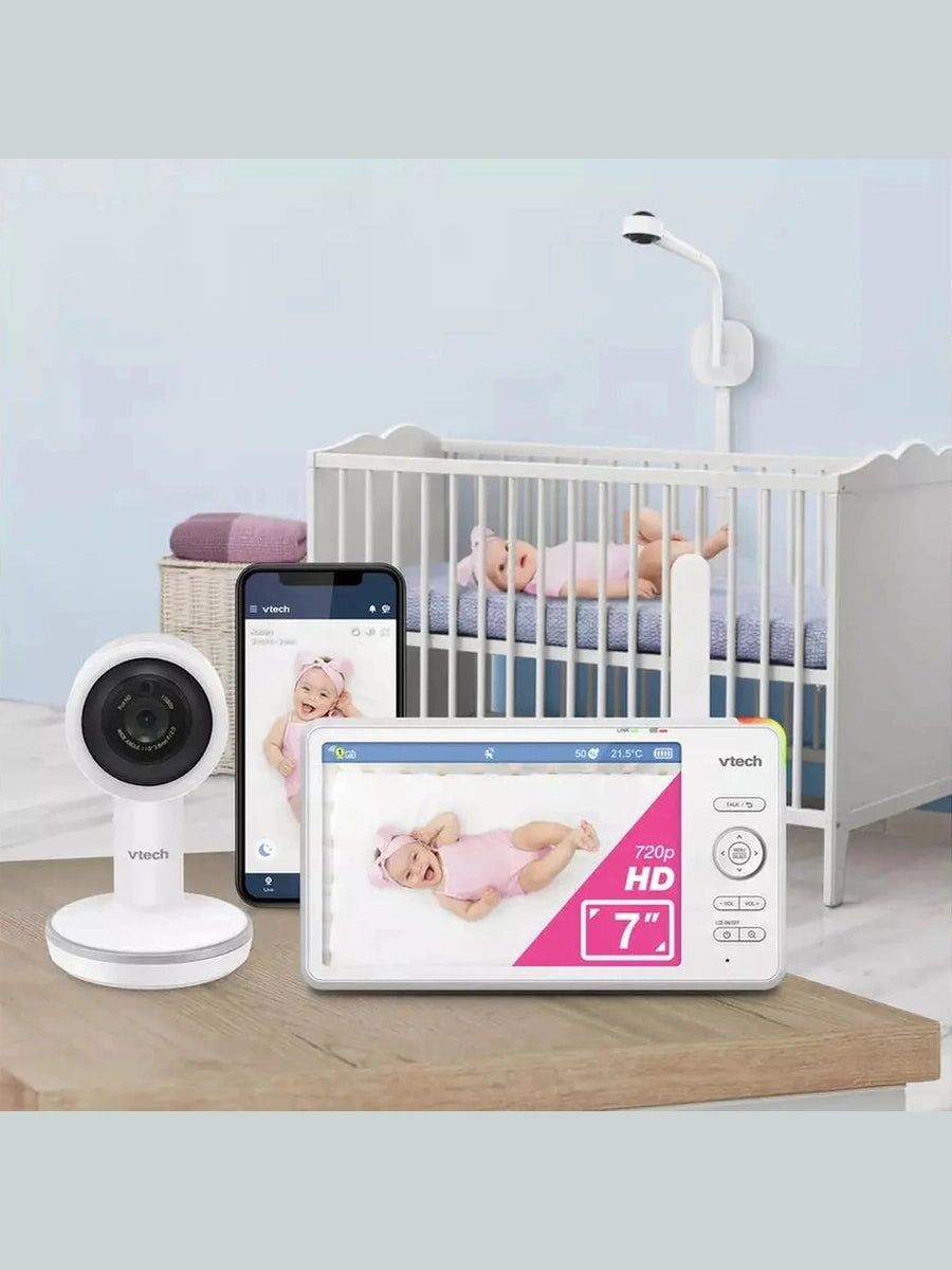 VTech RM7787HD 7 Inch Over-The-Cot Smart Baby Monitor VTech Mama's Joy