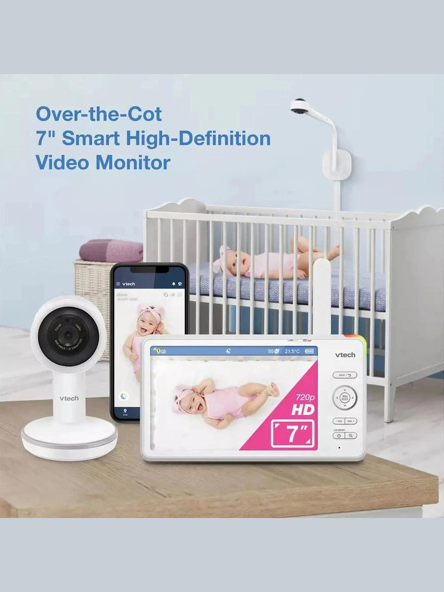 VTech RM7787HD 7 Inch Over-The-Cot Smart Baby Monitor VTech Mama's Joy