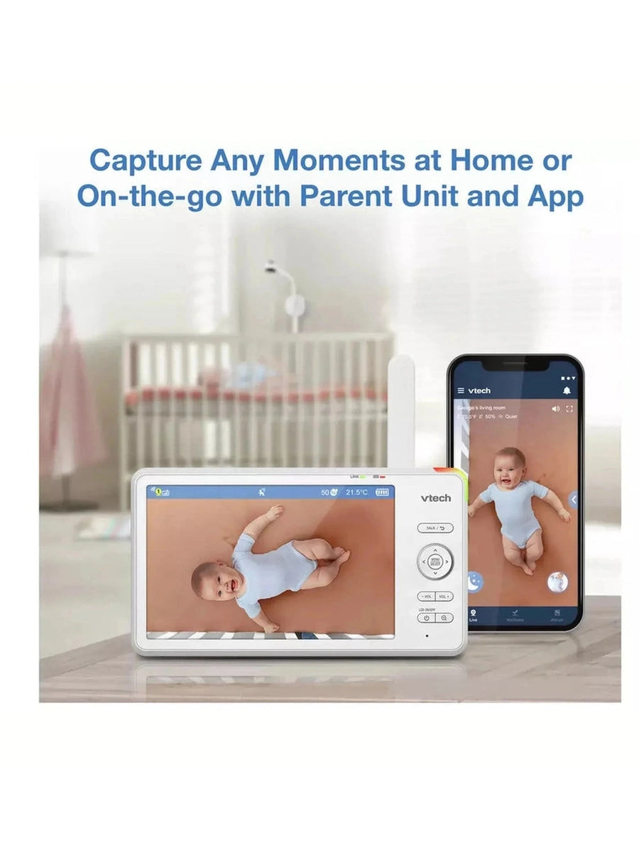 VTech RM7787HD 7 Inch Over-The-Cot Smart Baby Monitor VTech Mama's Joy