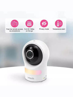 VTech RM9761 Pan & Tilt Smart Video Baby Monitor – White VTech Mama's Joy