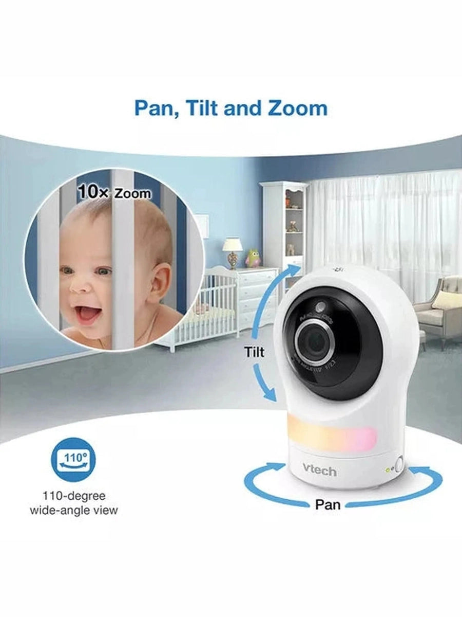 VTech RM9761 Pan & Tilt Smart Video Baby Monitor – White VTech Mama's Joy