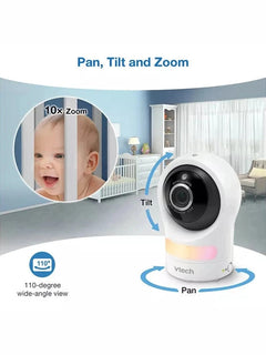 VTech RM9761 Pan & Tilt Smart Video Baby Monitor – White VTech Mama's Joy