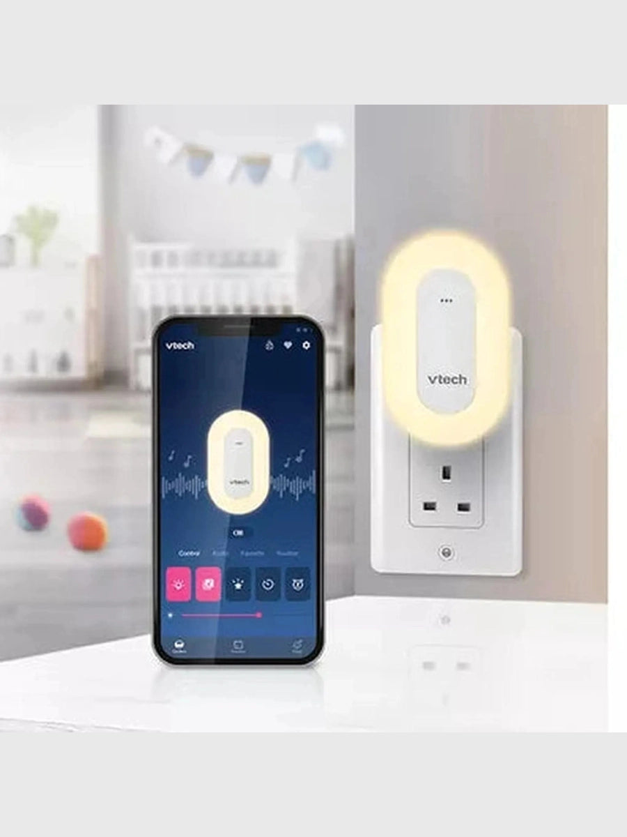 VTech V-Hush BC8113 Plug-In Sleep Soother – White VTech Mama's Joy
