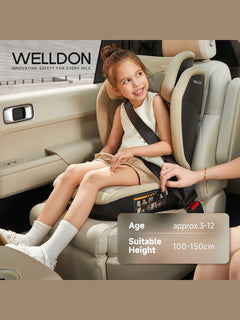 Welldon Cocoon Travel 2 High Back Booster Car Seat – Sahara Beige Welldon Mama's Joy
