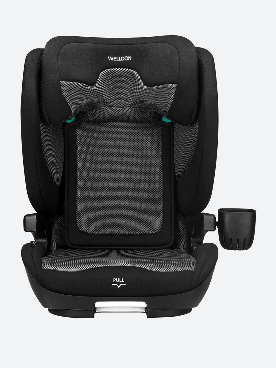 Welldon Cocoon Travel 2 High Back Booster Car Seat – Ebony Black Welldon Mama's Joy