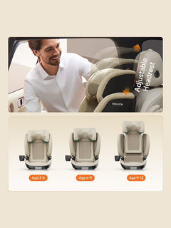 Welldon Cocoon Travel 2 High Back Booster Car Seat – Sahara Beige Welldon Mama's Joy