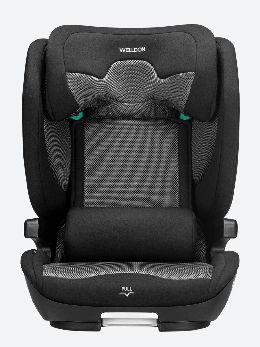 Welldon Cocoon Travel 2 High Back Booster Car Seat – Ebony Black Welldon Mama's Joy