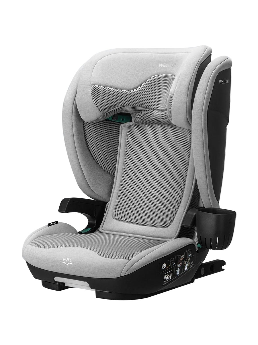 Welldon Cocoon Travel 2 High Back Booster Car Seat – Moonstone Grey Welldon Mama's Joy