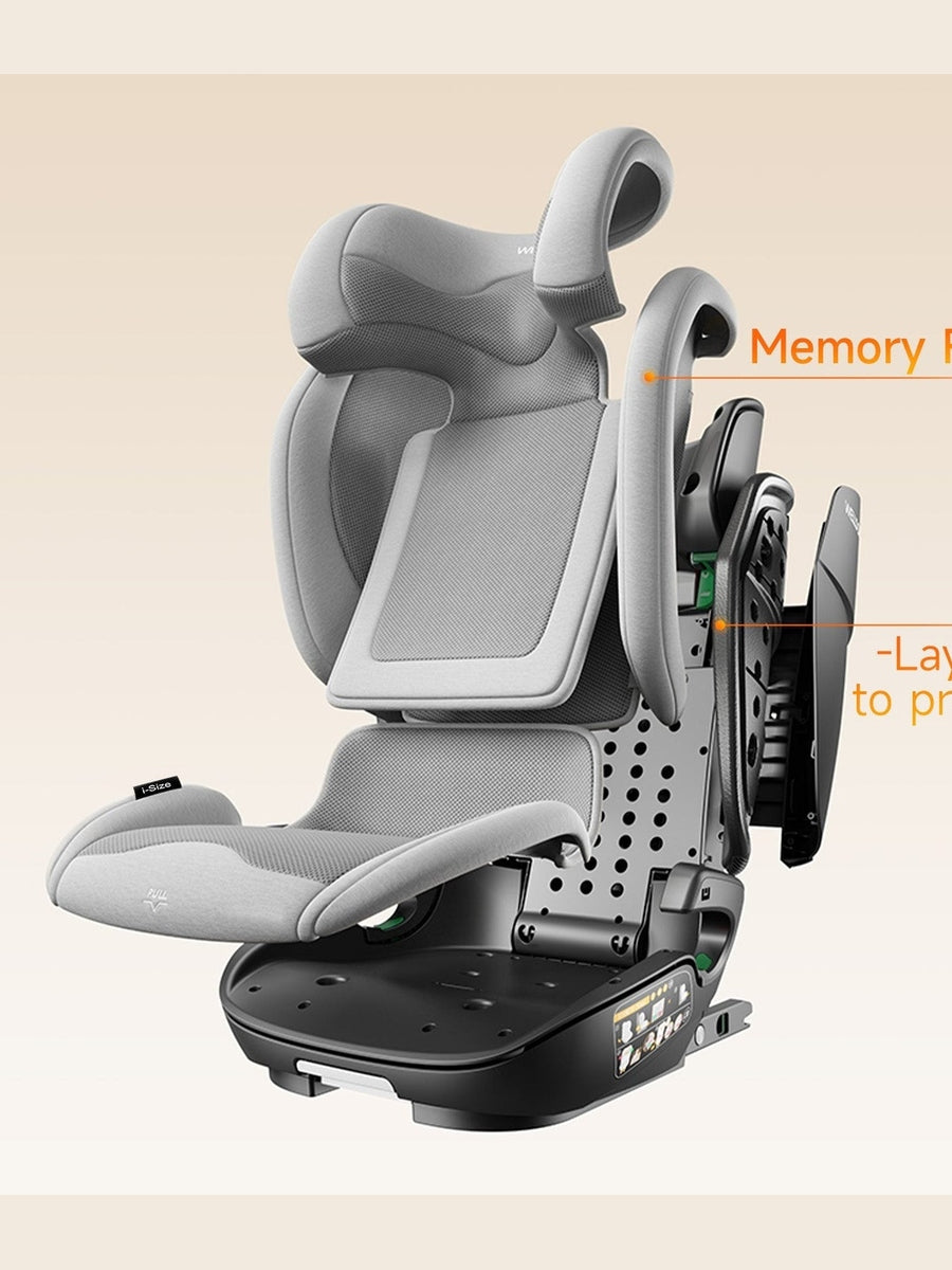 Welldon Cocoon Travel 2 High Back Booster Car Seat – Moonstone Grey Welldon Mama's Joy